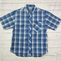 PIKO ピコ Hawaiian old surf チェック 半袖シャツ Mのサムネイル
