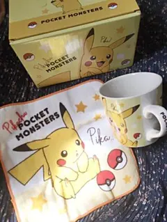 ピカチュウ　マグ　カップ　タオル　セット　ポケモン　Pocket Monster