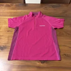 mont-bell 半袖シャツ 140 ピンク