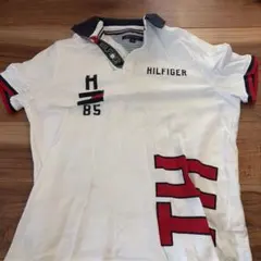 TOMMY HILFIGER ポロシャツ Mサイズ ホワイト