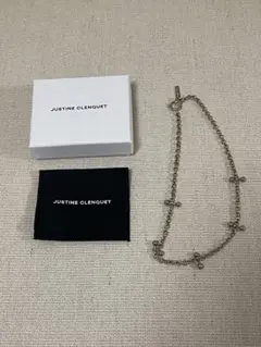 JUSTINE CLENQUET シルバーチェーンネックレス