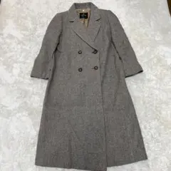 東京スタイル cojana ロングコート ヘリンボーン柄