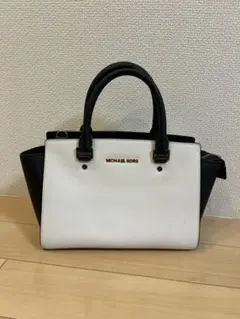 MICHAEL KORS ハンドバッグ バイカラー袋付き