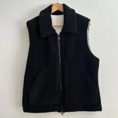 BARENA（バレナ）ボアベスト　ブラック　50 美品 バレナ ボアベスト ブラック イタリア製 - メルカリ