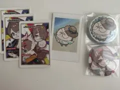 CRフェス じゃすぱー 缶バッジ チェキ風カード トレカ