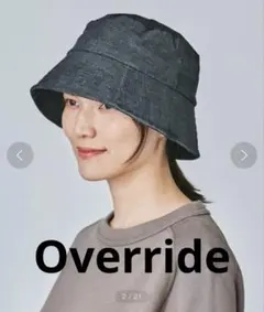 OVERRIDE バケットハット コーデュロイ