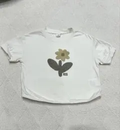 nia nani GOOD MOOD フラワー刺繍 Tシャツ　100センチのサムネイル