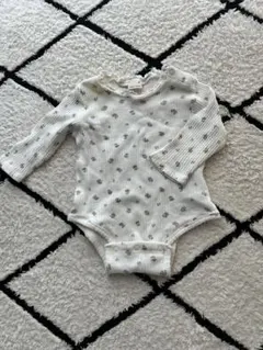 Petit main 花柄　ロンパース　女の子用　長袖　80センチ