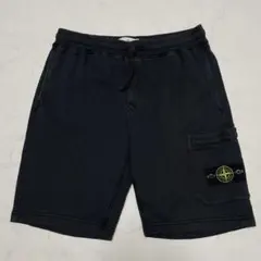 STONE ISLAND スウェット　ショートパンツ　ブラック　Lサイズ