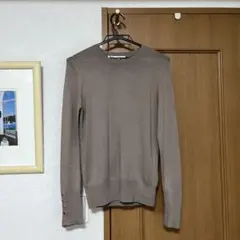 【タグ付き！新品未使用】ZARA 袖ボタンニット