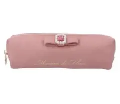 Maison de FLEURパールビジュー合皮リボンペンケース