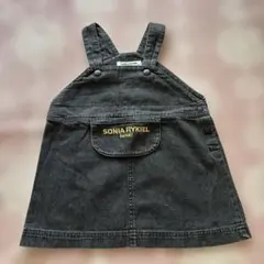 美品 SONIARYKIEL 子供服 ベビー デニムジャンパースカート 90cmのサムネイル