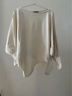 Né-net ベージュ バルーンスリーブ トップス