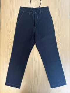 BEAMS HEART ブラック ワークパンツ