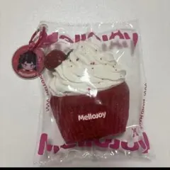 メロジョイ Mellojoy カップケーキ レッドベルベットの雨 スクイーズ