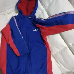 PUMA ベンチコート 青/赤　キッズ