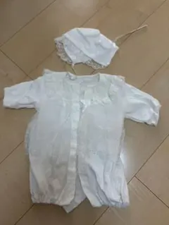 ホワイト セレモニースーツ 帽子付き