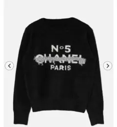 最終値下げ★新品★account★No5 SHAGGY KNIT★パロディ★黒