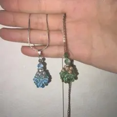 ハンドメイド ネックレス ペンダント - メルカリ