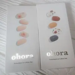 ohora ジェルネイルシールセット 花柄 ピンク 新品未開封