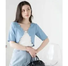 WEGO フロントチェーン　キャミセット　カーデ レディースのサムネイル