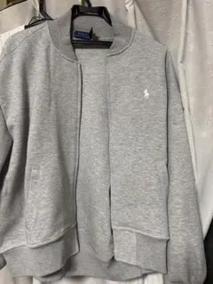 Polo Ralph Lauren グレー ジップアップ トレーナー