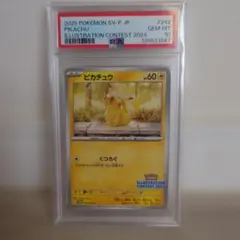 2025 ポケモン あくびピカチュウ イラストコンテスト2024 ピカチュウ [SV-P 242]イラストコンテスト 2024 あくび PSA10 - メルカリ