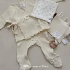 lss lemon newborn set ニューボン 退院着