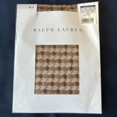 RALPH LAUREN ハウンドトゥース ストッキング M-L