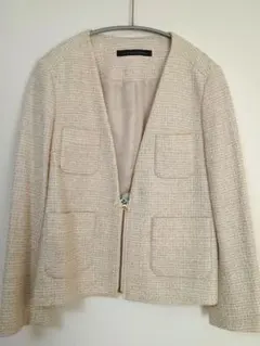 美品　グリーンレーベルリラクシング　ツイード ジャケット　Sサイズ