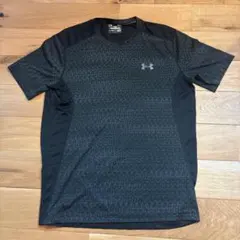 UNDER ARMOUR Tシャツ ブラック L ハニカム柄 フィッティドのサムネイル