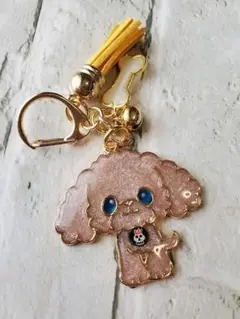 Z76★ハンドメイド★トイプードル★キーホルダー★犬