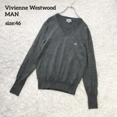 Vivienne Westwood MAN Vネック ニット セーター 長袖 L 楽天市場】Vivienne Westwood MAN / ダブルVネックニット