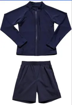 キッズ水着 セパレートタイプ ネイビー　130