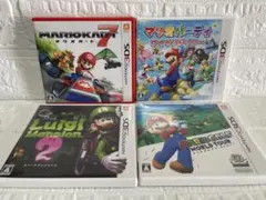 【3DS】マリオシリーズ(パーティー/カート/ゴルフ/ルイージ) 4本セット