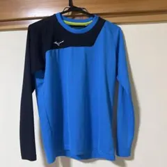 Mizuno 青黒 長袖ラグランTシャツ