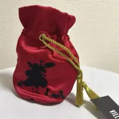 【新品】ディズニー ヴィランズ　クルエラ　巾着　101匹わんちゃん　ポーチ