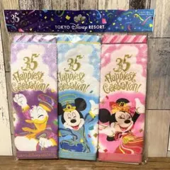 東京ディズニーリゾート 35周年キャラクタータオル3枚セット