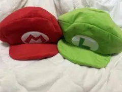 USJ マリオ ルイージ 帽子 セット売り