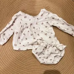 ZARA 花柄ロンパース 3-6ヶ月