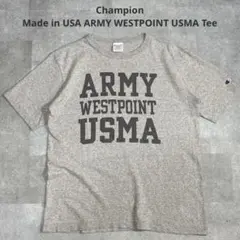 【美品】USA製 チャンピオン ミリタリーTシャツ ARMY USMA NAVYのサムネイル