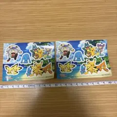 ポケモン　シール　当時品　ピカチュウわんぱくアイランド