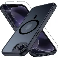 【ガラスフィルム付き】iphone17e/16e 用ケース黒Magsafe対応