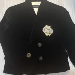 DSQUARED2 レディース ジャケット 黒ベルベット