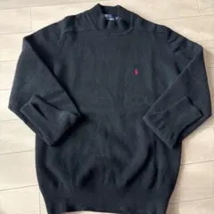 ポ*ラ様 Polo by Ralph Lauren ブラックニットセーター M