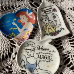 ディズニープリンセス　小皿セット　一番くじ