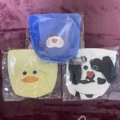 【新品未使用タグ付】mojojojo フェイス巾着　全3種　まとめ売り