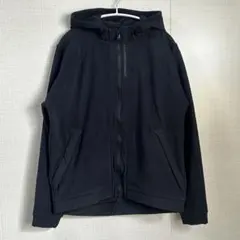 アンダーアーマーM ①ブラック フルジップ フリースパーカー