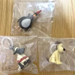 ウォレス　グルミット　めじるしアクセサリー　ガチャ　3点セット