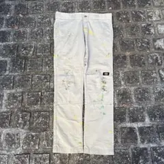 Dickies ディッキーズ WP811 スキニー ワークパンツ ペンキ加工